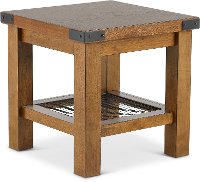 Rustic Brown End Table - Hailee-2