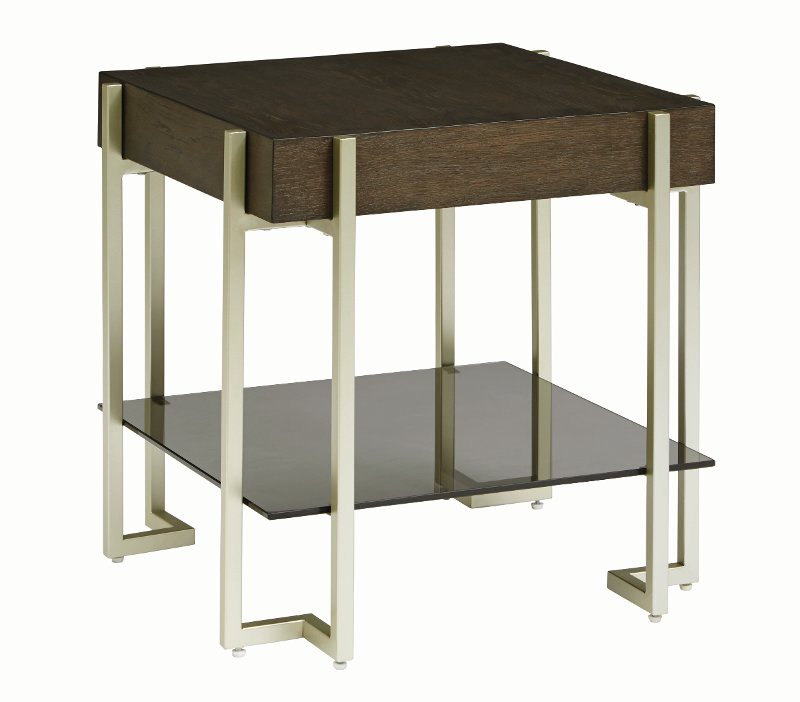 Dark Truffle Brown Modern End Table Arkell Rc Willey Furniture Dark Truffle Brown Modern End Table Arkell