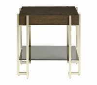 Dark Truffle Brown Modern End Table - Arkell-2