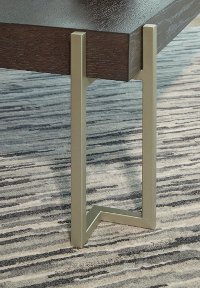 Dark Truffle Brown Modern End Table - Arkell-4