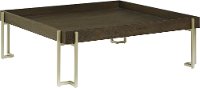 Dark Truffle Brown Square Coffee Table - Arkell