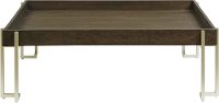 Dark Truffle Brown Square Coffee Table - Arkell-3