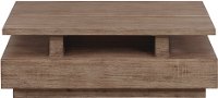 Rustic Brown Lift Top Coffee Table with Storage - Slade-2