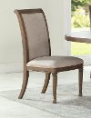 Rustic Oak Upholstered Dining Chair - Austin-3