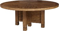 White Oak Round Dining Table - Austin
