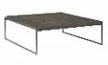 Smoked Pine Square Coffee Table - Thiago