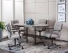 Graphite Gray Oval Dining Table - Timber