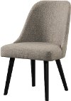Clearance Modern Barrel Upholstered Dining Chair - Foundry