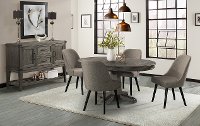 Pewter Barrel 5 Piece Dining Set - Foundry