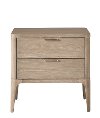 Modern Frosted Ash Nightstand - Alexandra-2