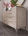 Modern Frosted Ash Dresser - Alexandra