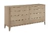 Modern Frosted Ash Dresser - Alexandra-3