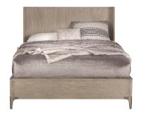 Modern Frosted Ash Queen Platform Bed - Alexandra-2
