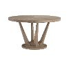 Modern Frosted Ash Round Dining Table - Alexandra-2