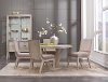 Frosted Ash Round 5 Piece Dining Set - Alexandra-2
