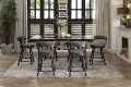 Appert Cloud Gray 5 Piece Counter Height Dining Set