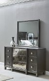 Clearance Contemporary Black and Nickel Dresser - Radiance Space