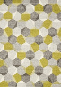 7 x 10 Large Green Grey Honeycomb - Camino