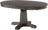 Pewter Brown Round Dining Table - Foundry