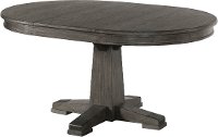 Pewter Brown Round Dining Table - Foundry