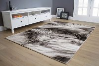 8 x 11 Large Gray and Black Distressed Area Rug - Platinum-2