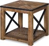Transitional Medium Brown End Table - Penderton