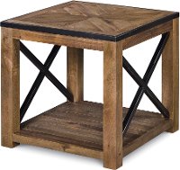 Transitional Medium Brown End Table - Penderton