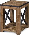 Transitional Medium Brown Small End Table - Penderton