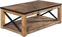 Transitional Medium Brown Lift Top Coffee Table - Penderton