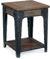 Clearance Rugged and Rustic Brown End Table - Lakehurst