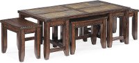 Antique Brown Coffee Table - Allister