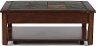 Slate and Cherry Brown Lift Top Coffee Table - Roanoke