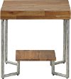 Natural Wood Grain Living Room End Table - Dawson