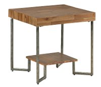 Natural Wood Grain Living Room End Table - Dawson-2