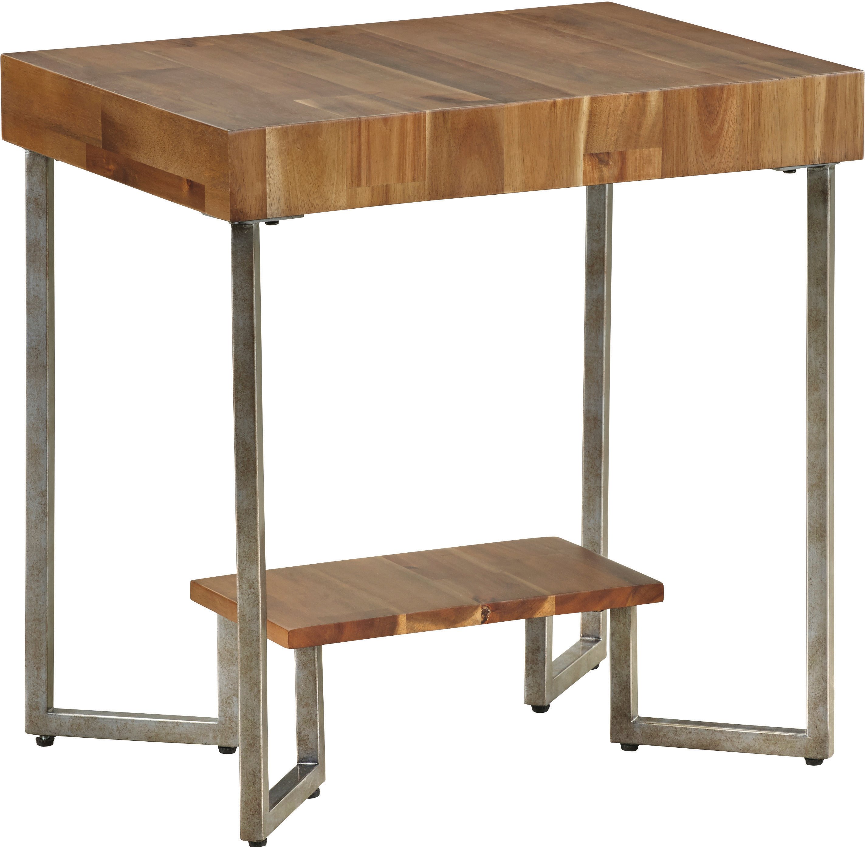 Natural Wood Grain Small End Table - Dawson-1