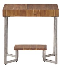 Natural Wood Grain Small End Table - Dawson-3