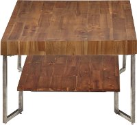 Natural Wood Grain Rectangle Coffee Table - Dawson-3
