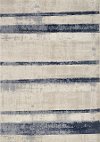 5 x 8 Medium Beige & Blue Striped Area Rug - Alida