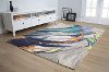 2 x 4 X-Small Gray and Multi-Colored Distressed Area Rug - Clarity-2