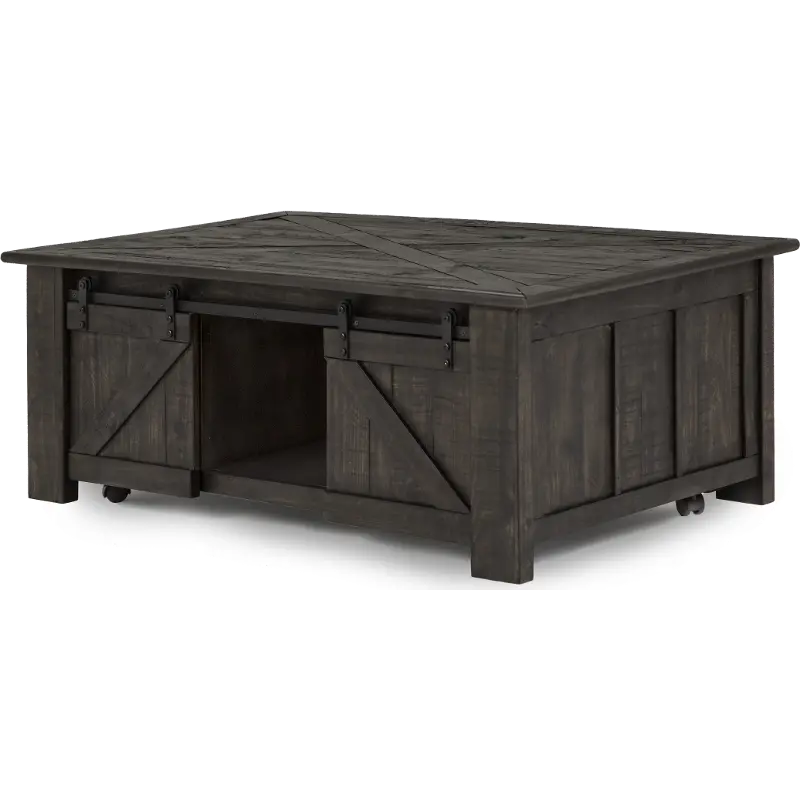 Garrett Black Lift Top Coffee Table with Storage