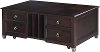 Clearance Transitional Dark Brown Lift Top Coffee Table - Darien