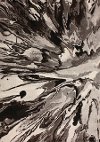 8 x 11 Large White, Gray and Black - Flint