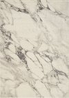 5 x 8 Medium Cream and Gray Distressed Area Rug - Infinity