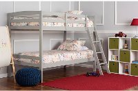 Gray Twin-over-Twin Bunk Bed - Taylor