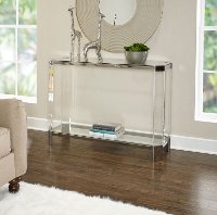 Glass Sofa Table (48 Inch) - Brahm