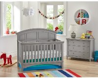 Classic Gray 4-in-1 Convertible Crib - Brooklyn