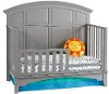 Classic Gray 4-in-1 Convertible Crib - Brooklyn-8