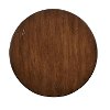White Round End Table - Rachel-1