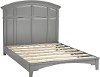 Classic Gray Convertible Full Size Bed Rails - Brooklyn