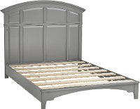 Classic Gray Convertible Full Size Bed Rails - Brooklyn